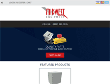 Tablet Screenshot of midwestequipment.com